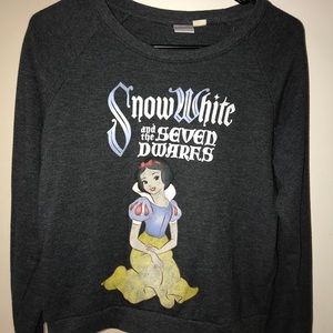 Snow White Crew Neck Sweatshirt